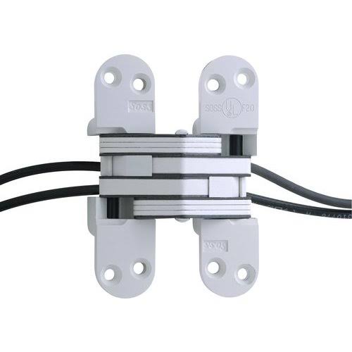 Invisible Hinge White E-Coated T47936