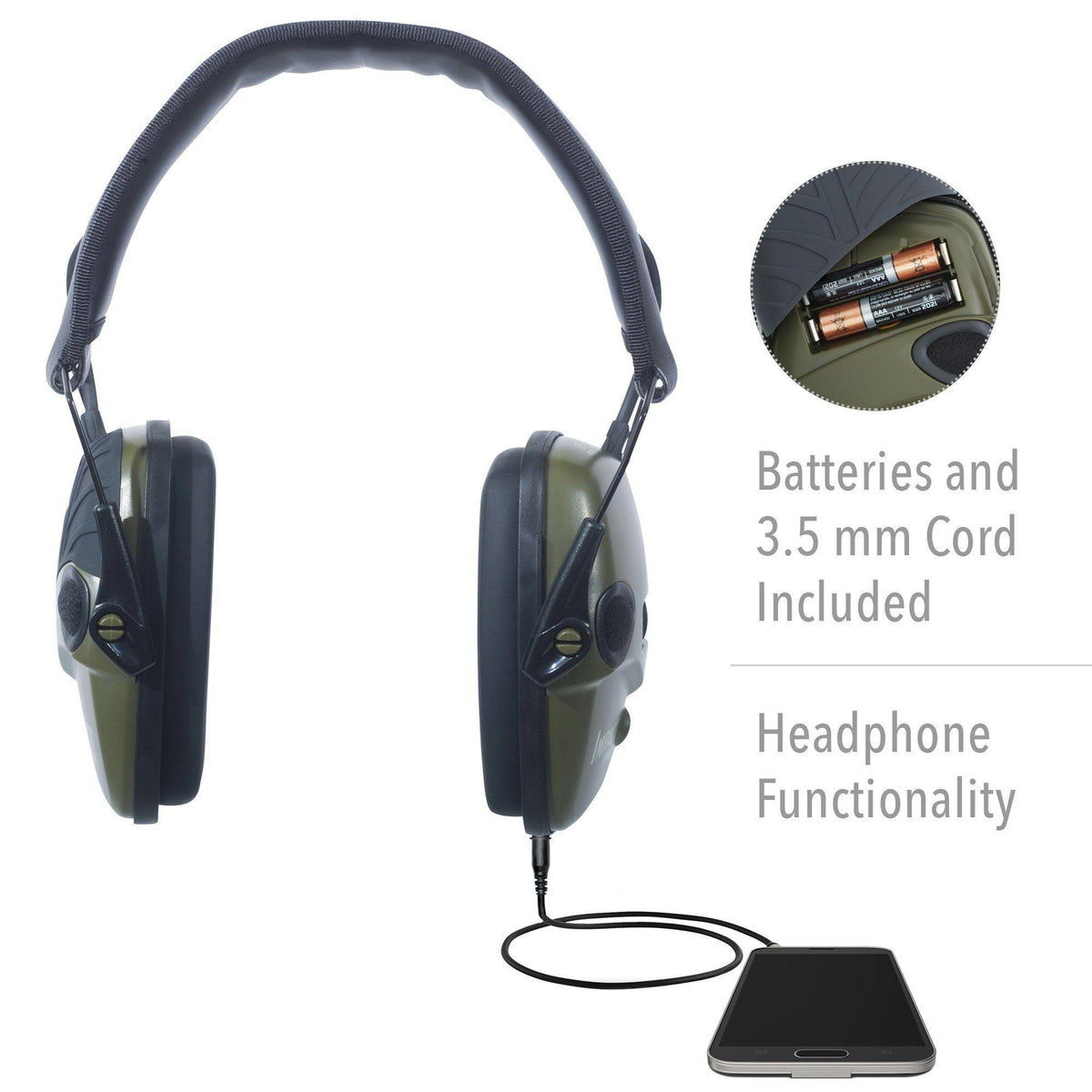 Multicam Electronic Earmuff K965