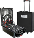 Black Portable Hand Tool Set with Toolbox I70471