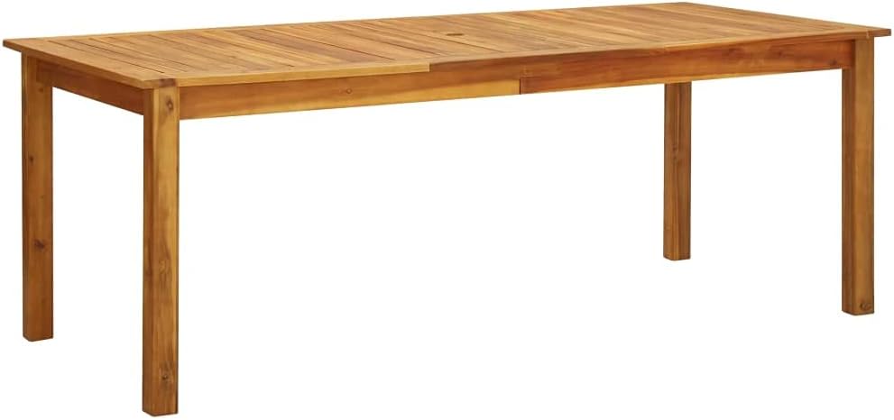 Solid Acacia Wood Garden Table 78.7 V41458