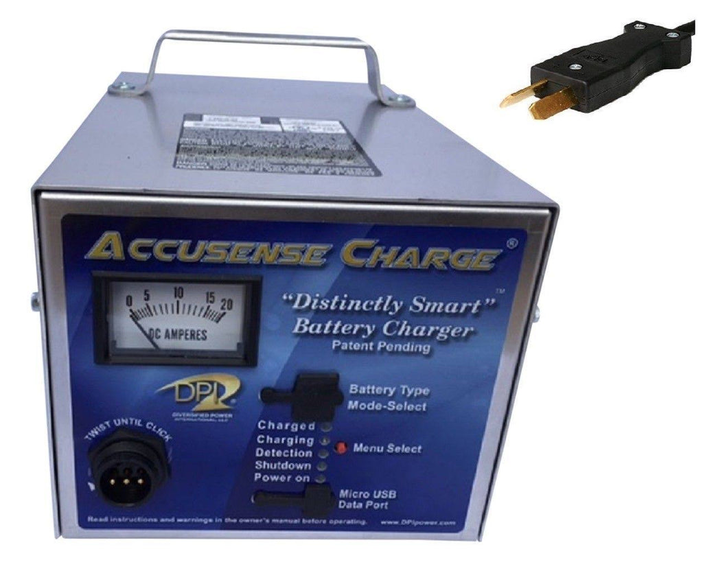 48Volt 17AMP Golf Cart Battery Charger with Crowfoot Connector K842900
