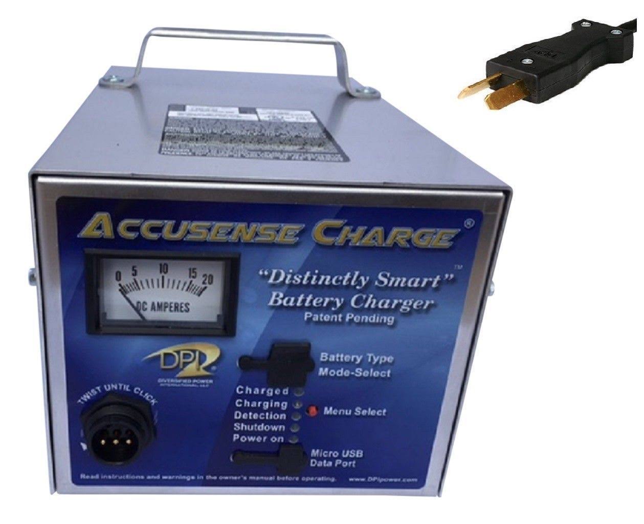 48Volt 17AMP Golf Cart Battery Charger with Crowfoot Connector K842900