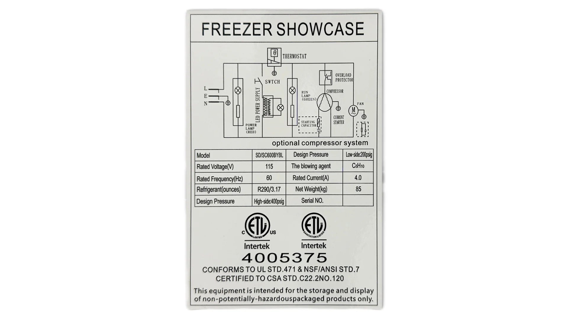Commercial Ice Cream Gelato Freezer 14 Cu.Ft. P8501