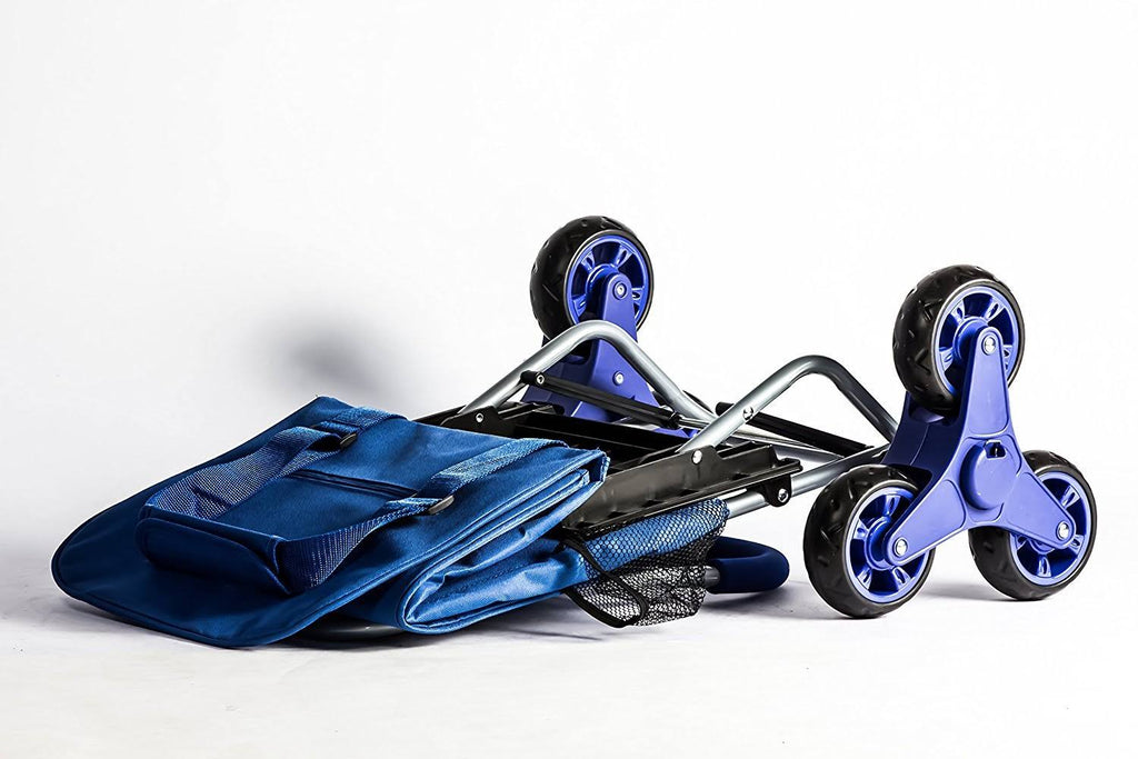 Blue Foldable Grocery Cart N7927