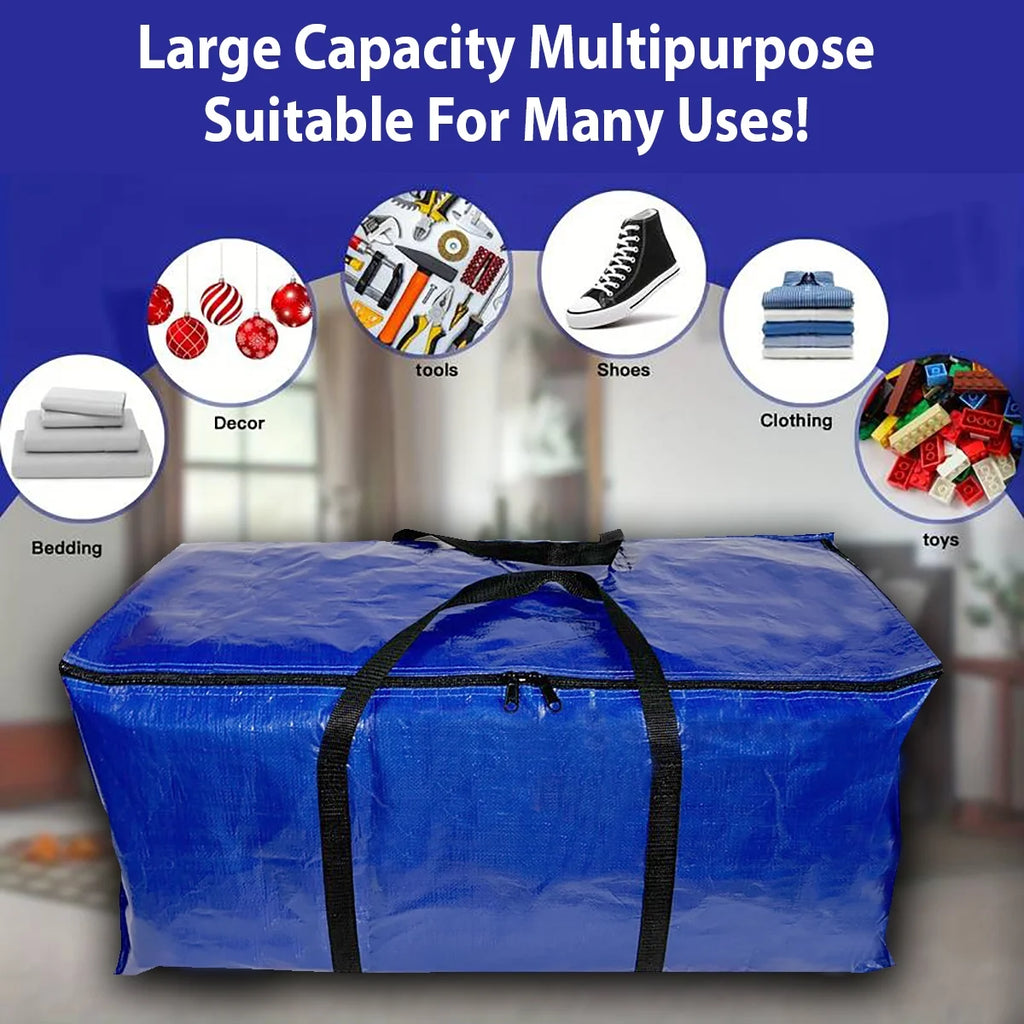 6 Pack 24 gal Moving Storage Bags with Top Zipper L6327