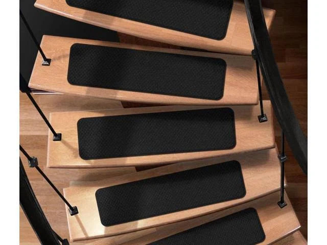 15 Pc Black Carpet Stair Treads X3248
