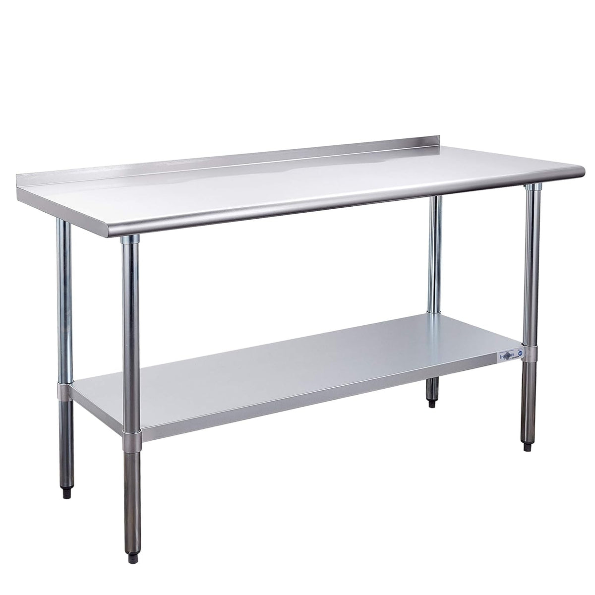 24×60 Inch Stainless Steel Commercial Work Table with Backsplash and Undershelf U733252