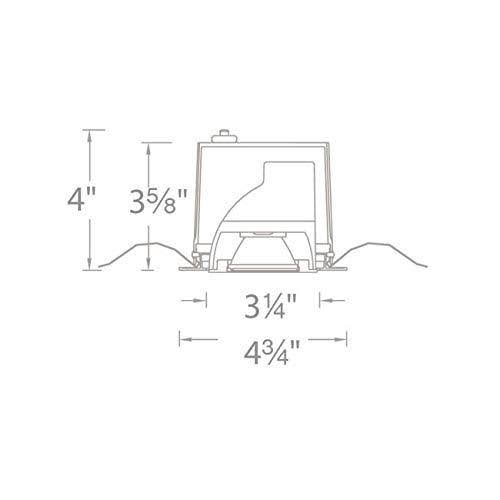 Warm Dim 3.5 inch LED Round Adjustable Recessed Trim A60452