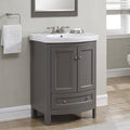 Ensemble De Meuble-Lavabo Simple 24,6 Po Gris Graphite B258
