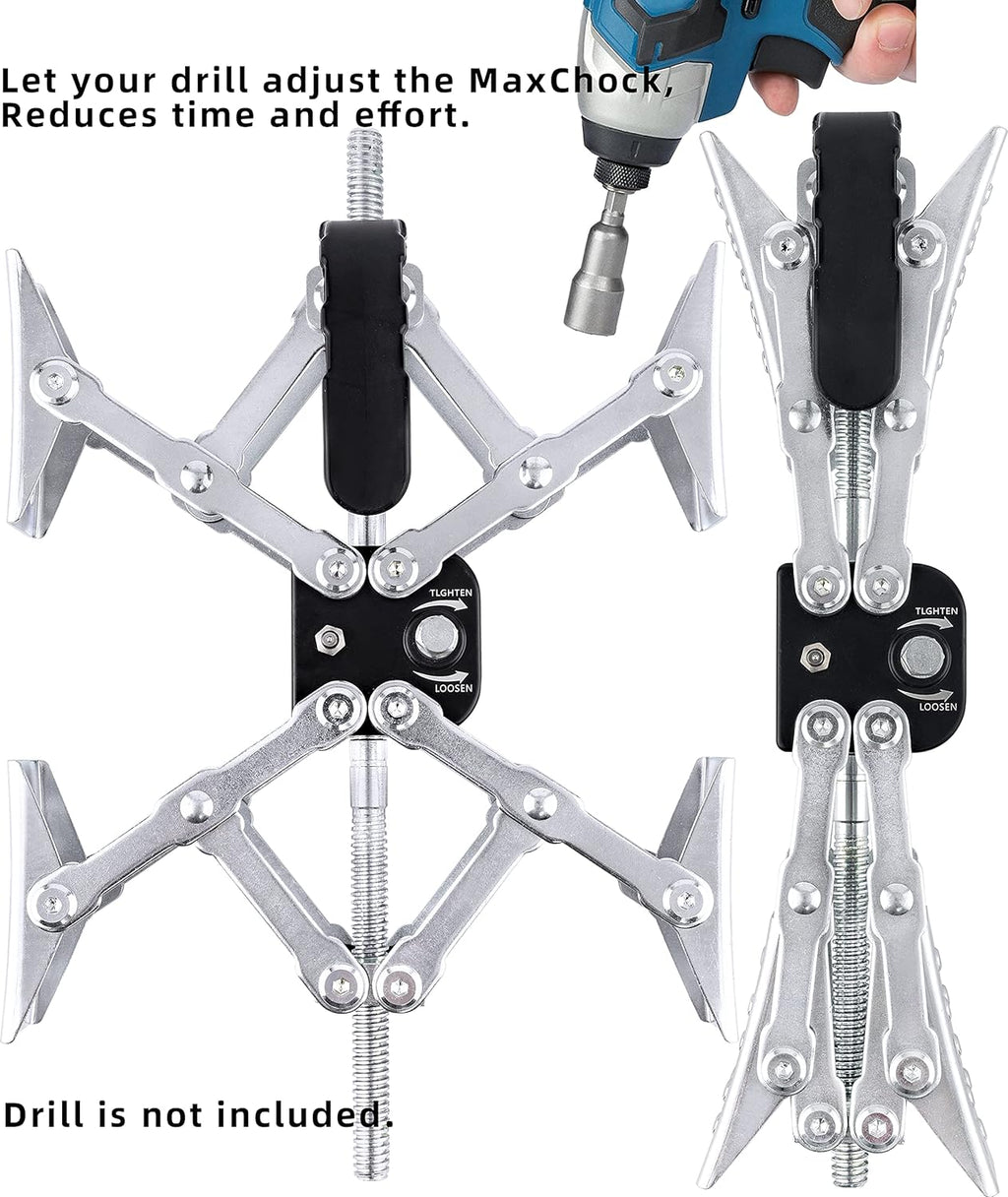 X-Shaped RV Stabilizer Wheel Chock, Dual Axel, 1 Pack K79707