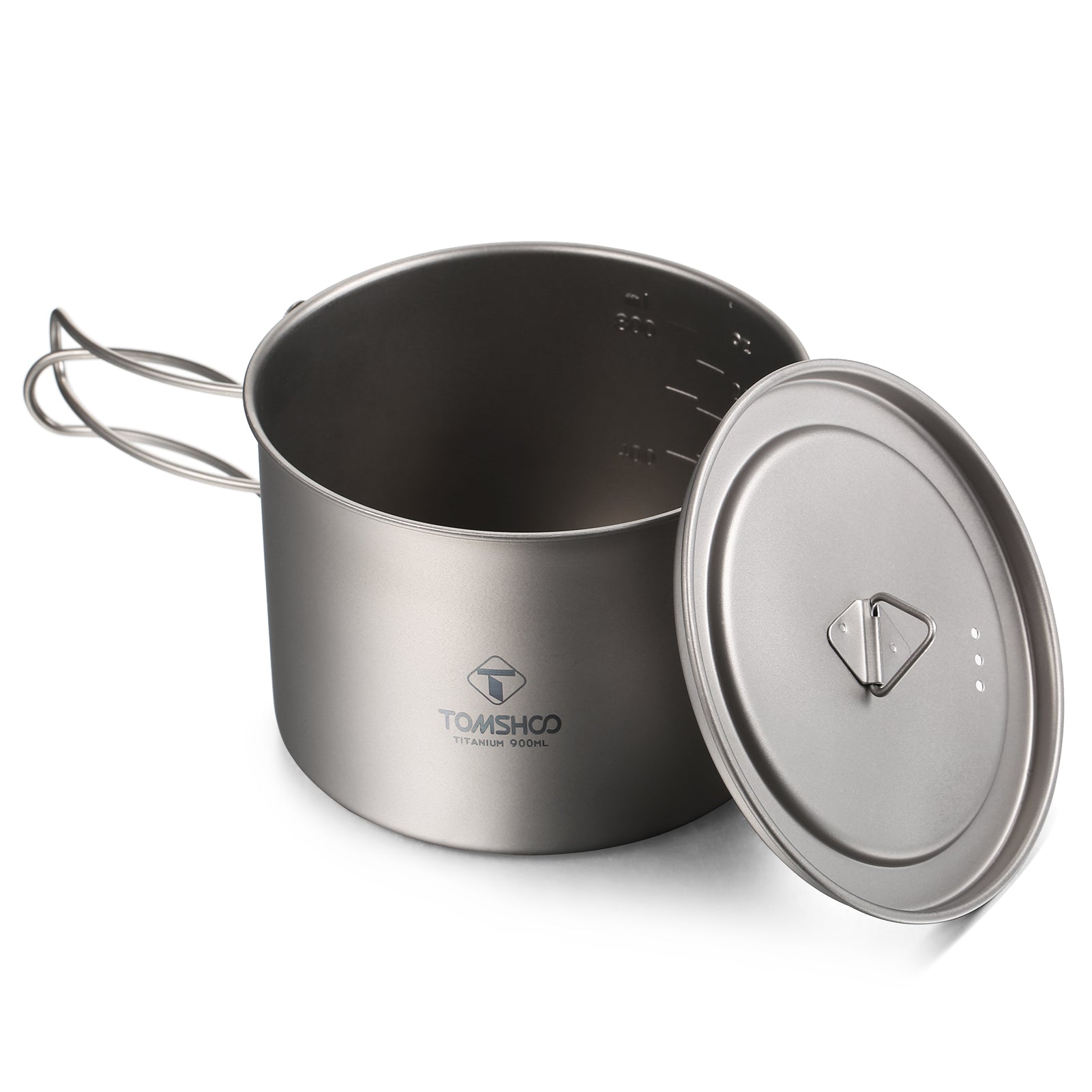 Titanium Hanging Pot for Camping 750ml/900ml/1100ml/1600ml/2000ml/2800ml F90940
