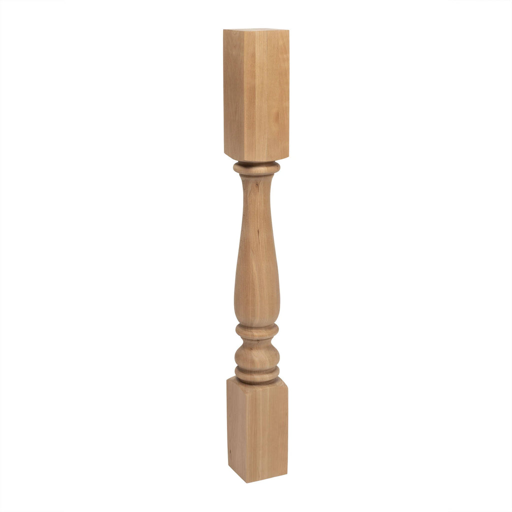 Unfinished Solid Cherry Kitchen Island Leg M670