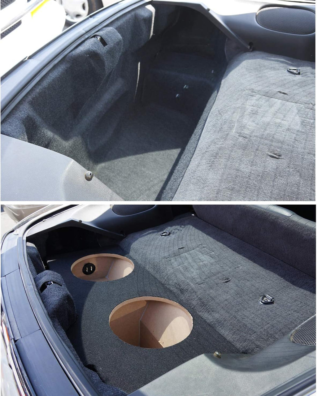 Dual 12" Subwoofer Hatch Sub Box Speaker Enclosure B40327