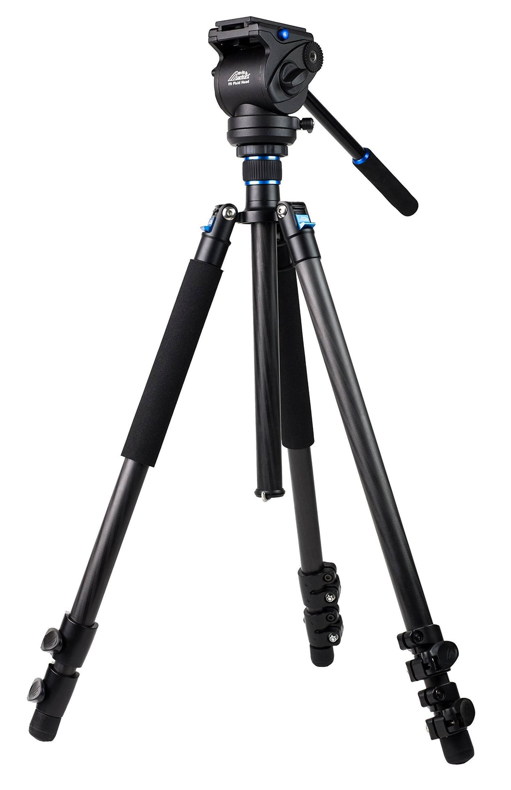 65x22 Carbon Fiber Tripod with Video Fluid Head L44482