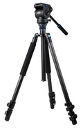 65x22 Carbon Fiber Tripod with Video Fluid Head L44482