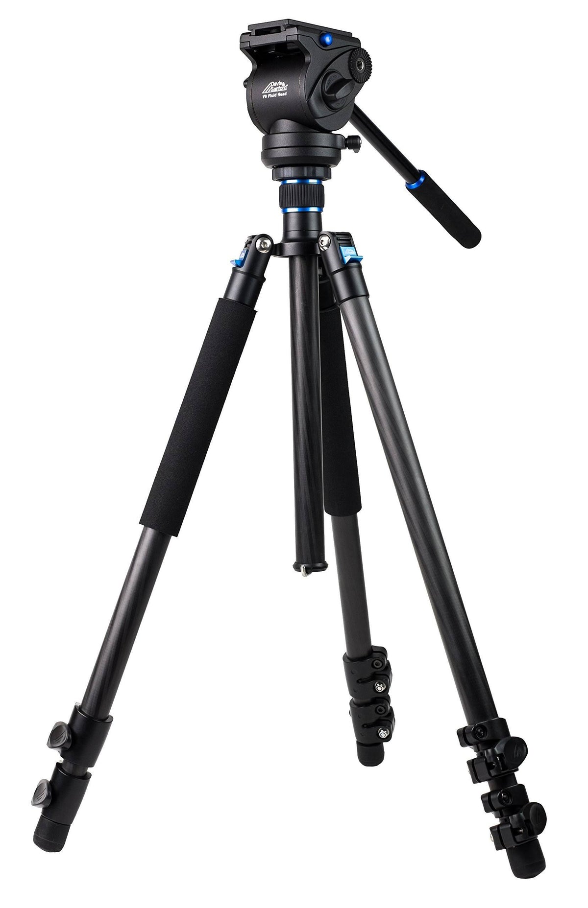 65x22 Carbon Fiber Tripod with Video Fluid Head L44482