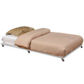 Cream White Trundle Bed X270945