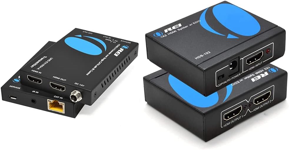HDMI Extender UltraHD Over Single Cat6/Cat7 Cable 4K @ 60Hz with HDR & IR Control G612