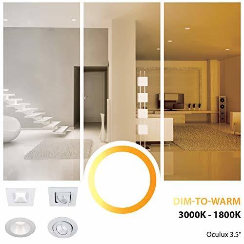 Warm Dim 3.5 inch LED Round Adjustable Recessed Trim A60452