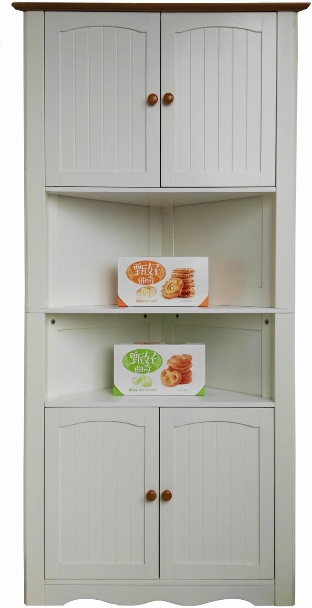 White Corner Cabinet U476674