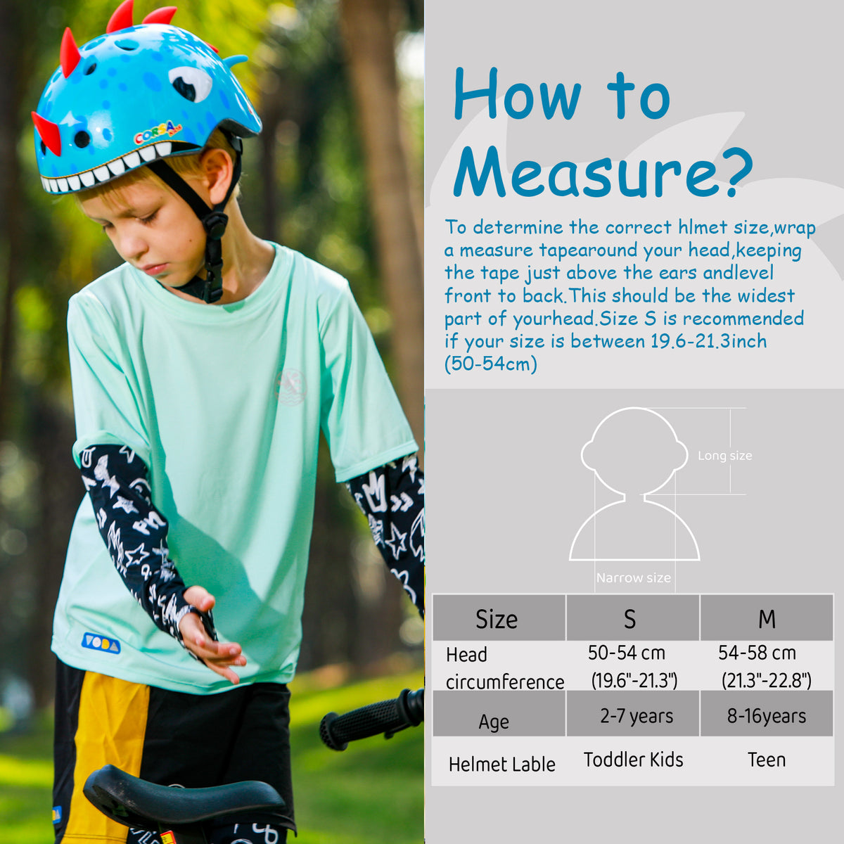 Blue Small Adjustable Kids Bike Helmet F79862