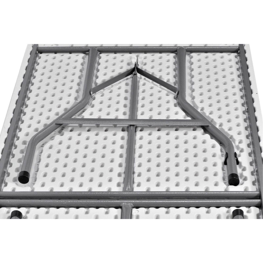White Plastic Folding Table B105