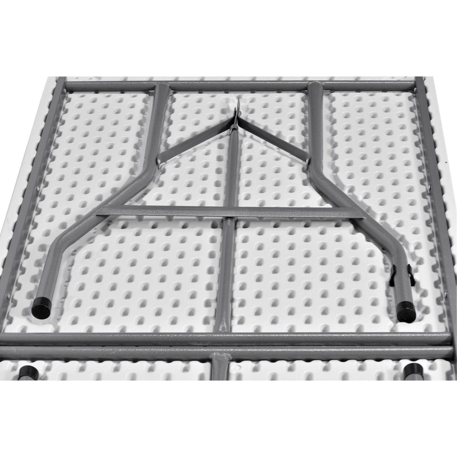 White Plastic Folding Table B105