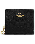 Snap Wallet In Signature Leather (Black) N355641