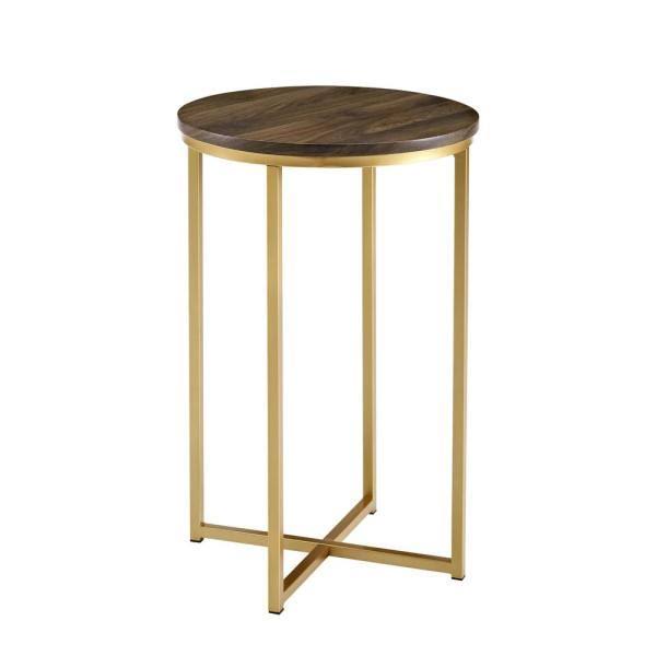 Mid Century Modern X-Base Side Table L20271