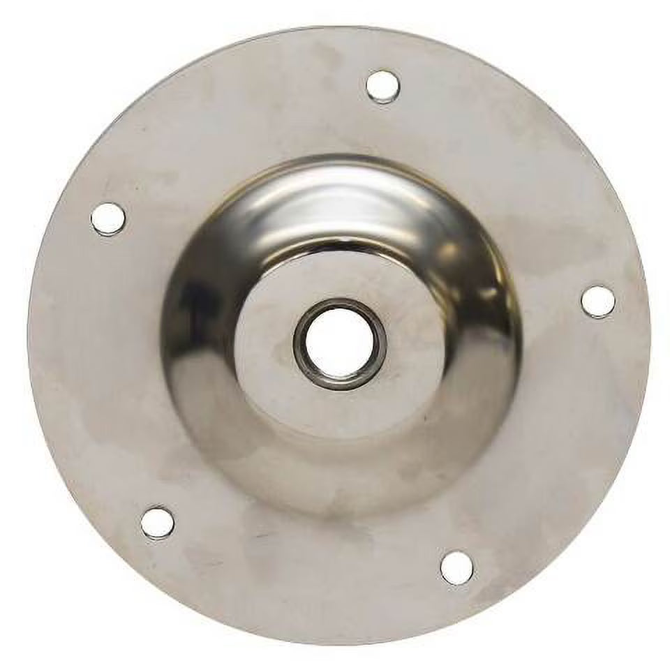 6 3/8 Inch Polished Stainless Steel Boat Ski Pylon Base E791867