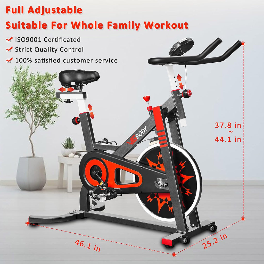 Upright Exercise Bike with Belt Drive L320427