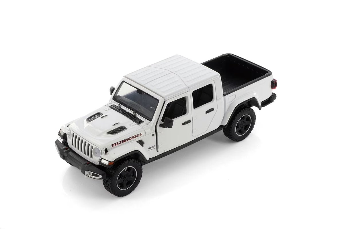 White Jeep Gladiator Pickup Truck Diecast Model Car I1837