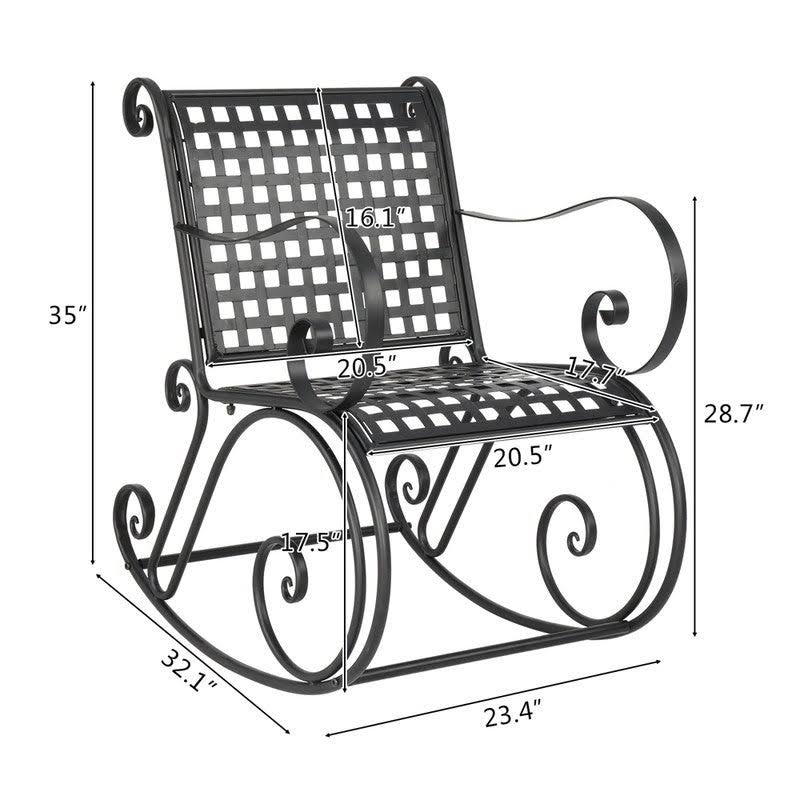 Iron Rocking Chair Q9994