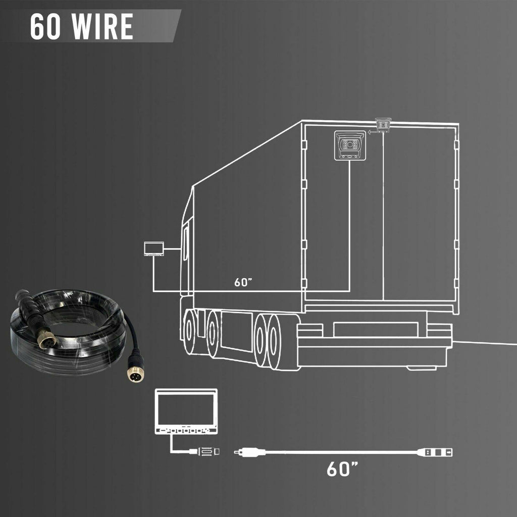 Heavy Duty Backup Camera with 7 in. LCD J5206