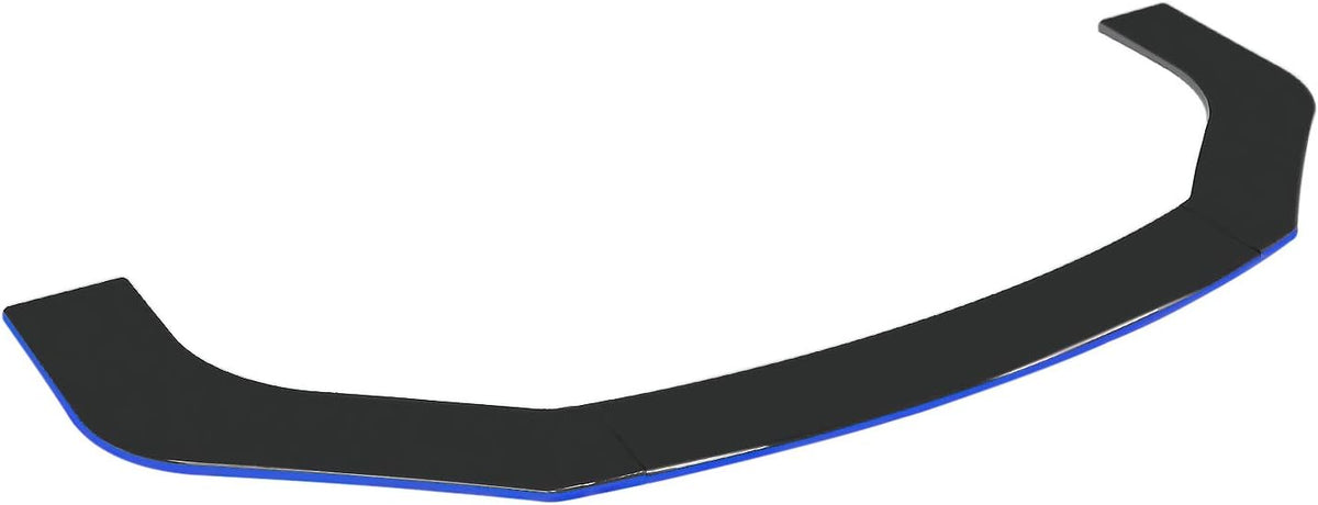 Black+Green Front Bumper Lip Splitters Winglets Canards W370