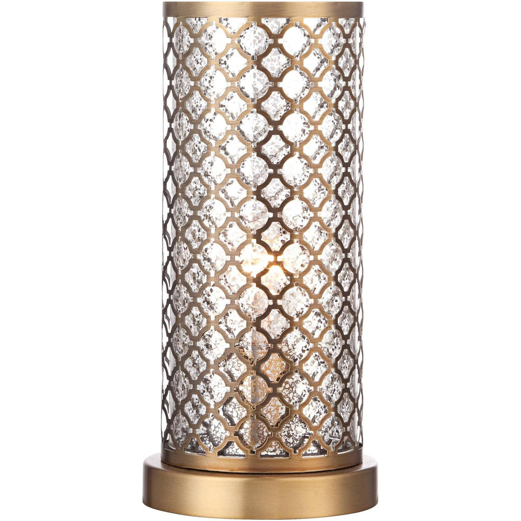 Brass and Mercury Glass Accent Light Q528