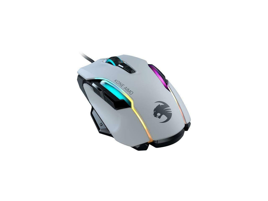 White Optical Wired USB Mouse N13739