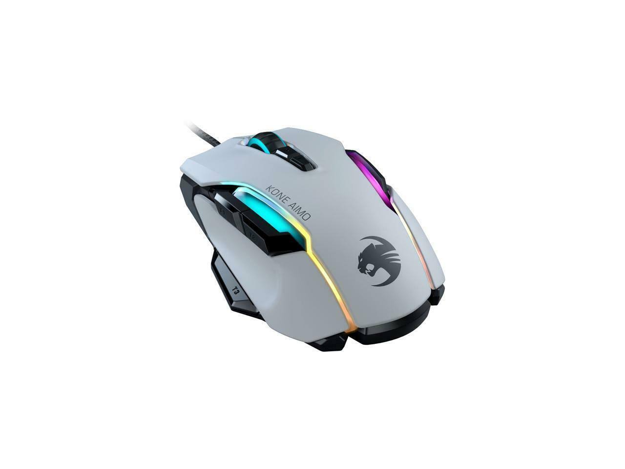 White Optical Wired USB Mouse N13739