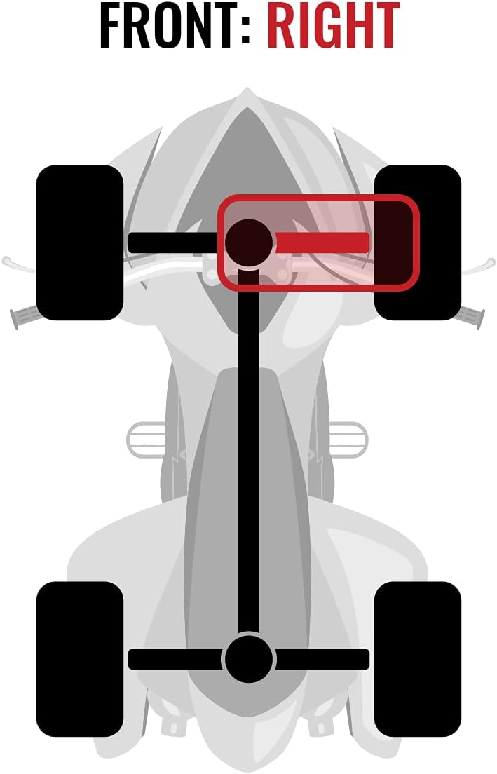 Front Right Axle for Can-Am Renegade 1000 4X4 R5383