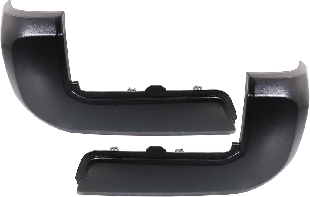 Black Rear Bumper End Cap Pack of 2 K25302