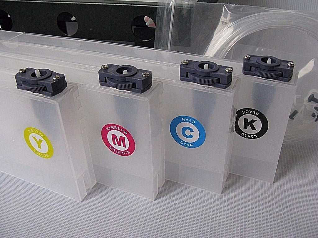 4 Bottles 8 Cartridges Inkjet Printer Ink System T702747