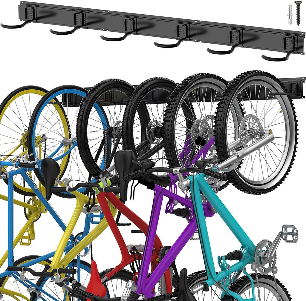 6 Bike Wall Mount Bike Storage Rack S1820
