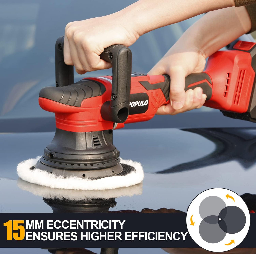 6-inch Cordless Random Orbital Polisher with 4.0Ah Battery E777313