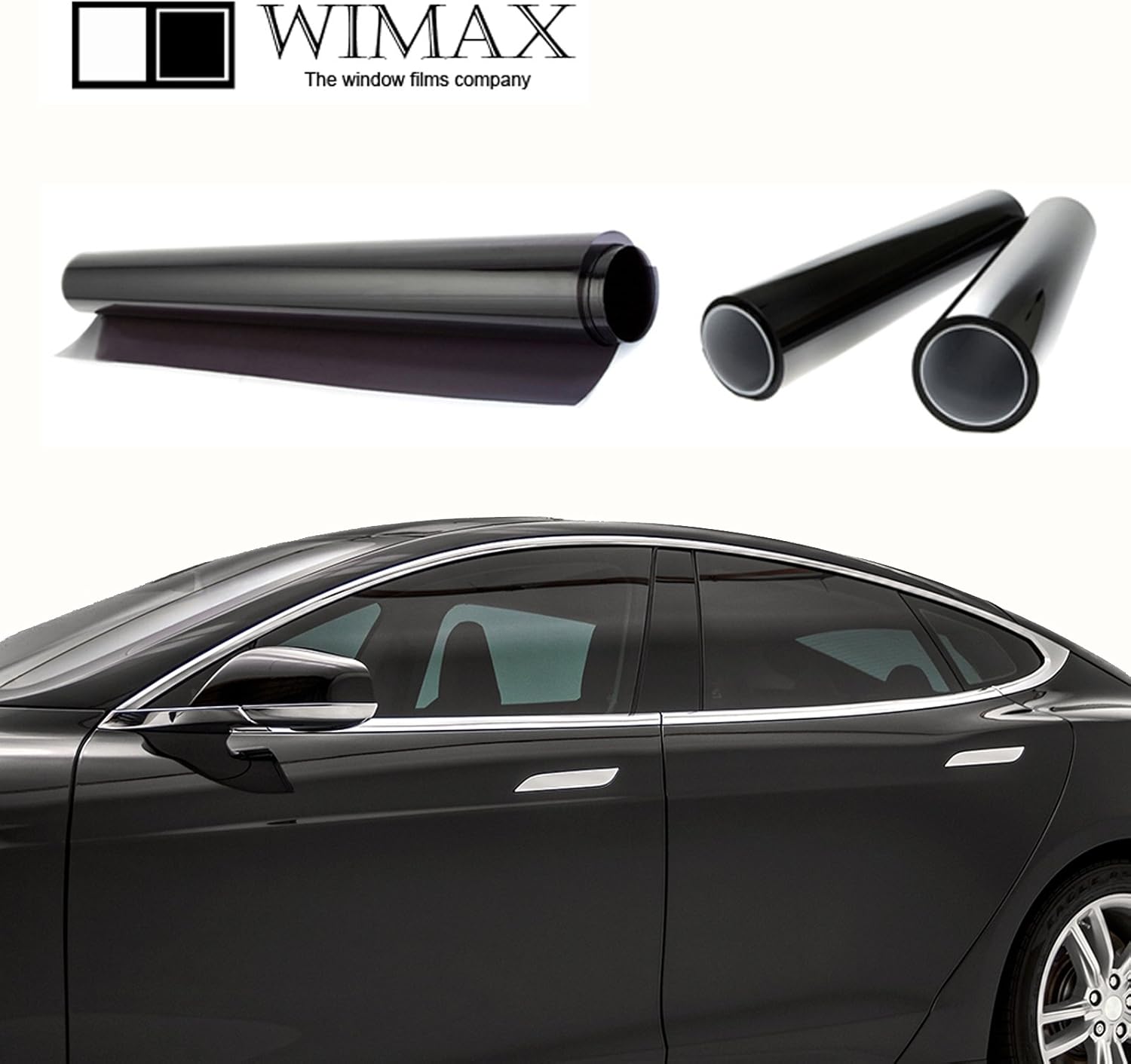 36 in x 20' Ft Uncut Roll Window Tint Film Pack of 2 Y539