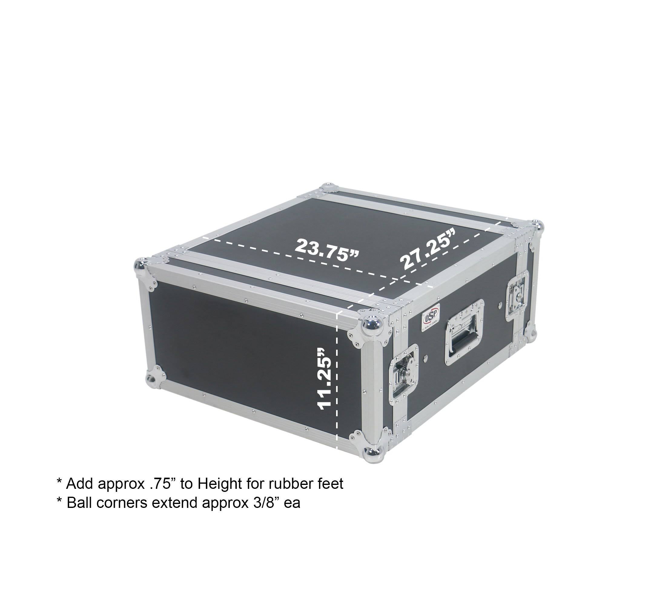 4 Space ATA Shock Mount Amp Rack Case L21360