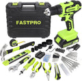 20V Cordless Lithium-ion Drill Driver and Home Tool Set with Tool Storage Case Z565349