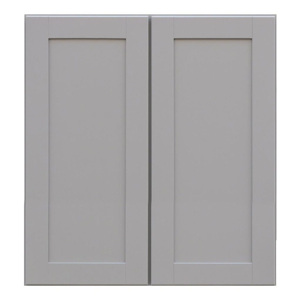 Dove Gray Double Door Wall Cabinet J4460