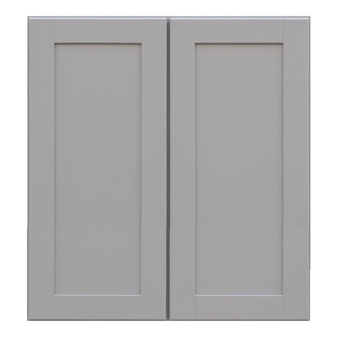 Dove Gray Double Door Wall Cabinet J4460