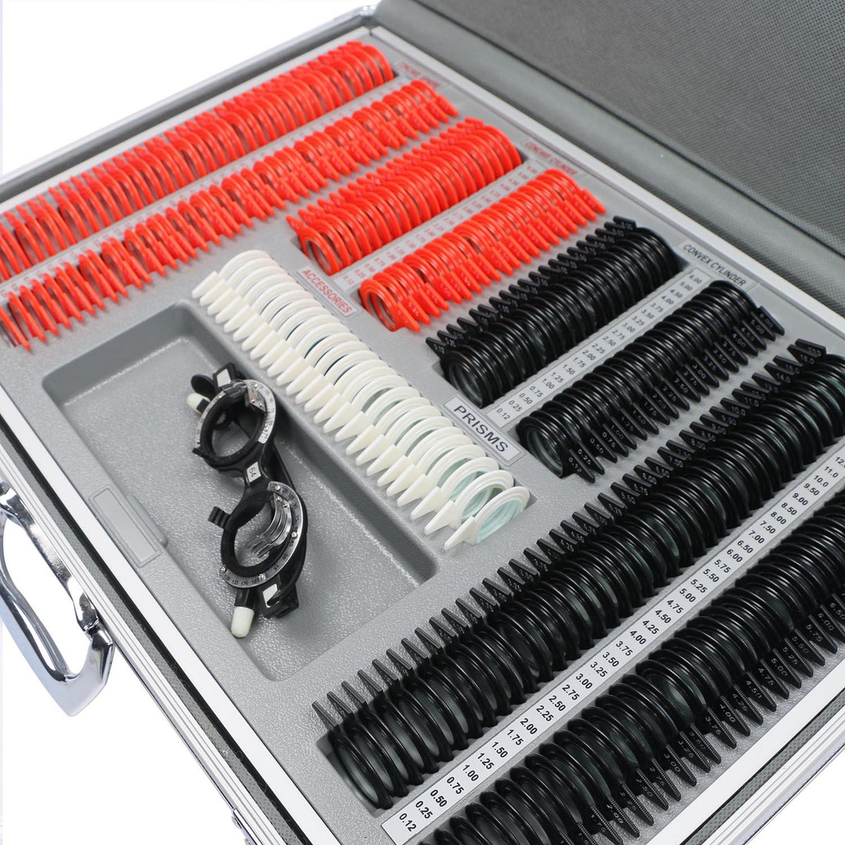 266 pcs Optical Trial Lens Set with Aluminium Case C58295