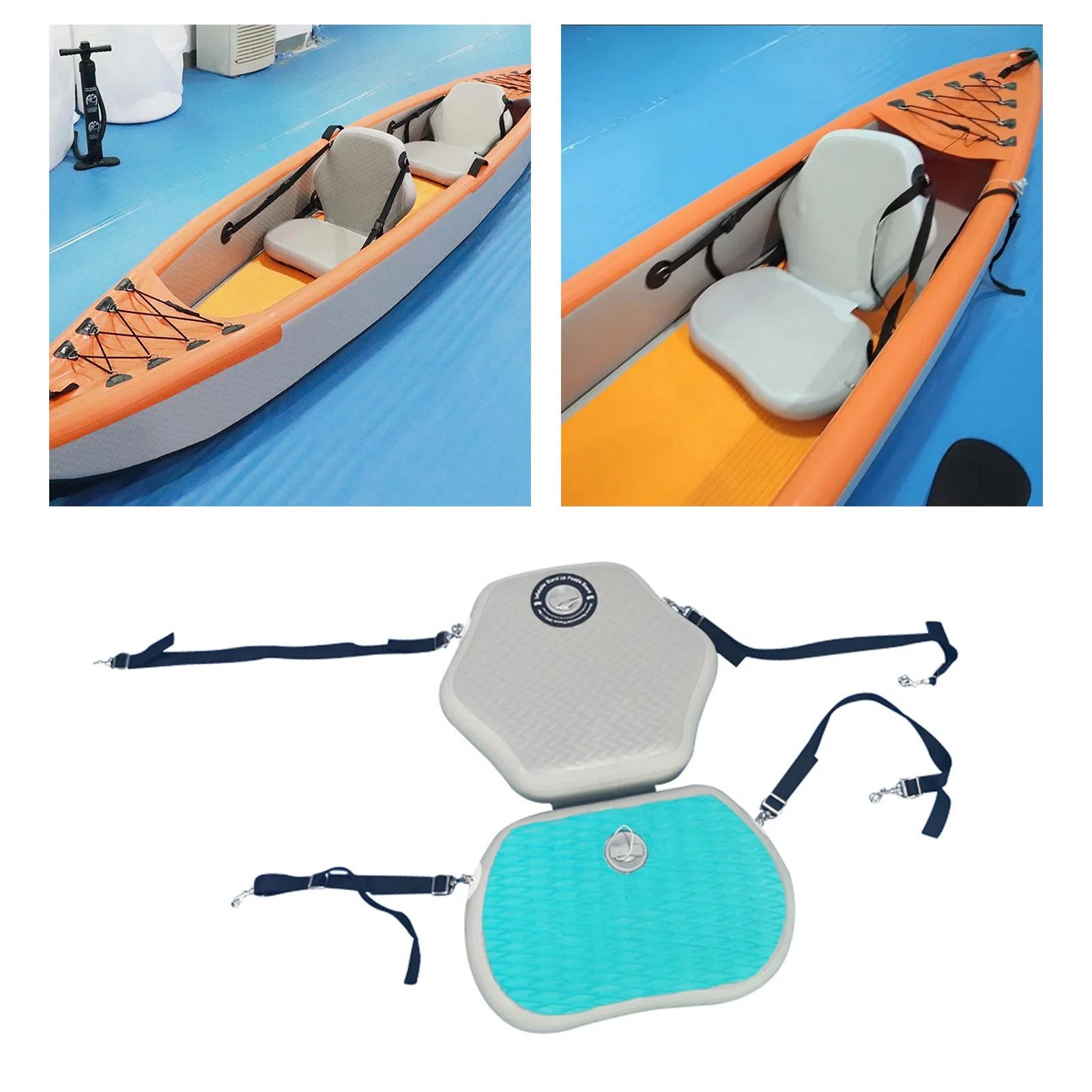 Inflatable Kayak Seat with Back Support B359513
